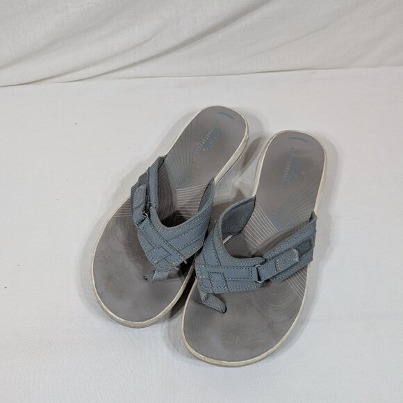 Clarks Shoes - Clarks Flip Flops Blue